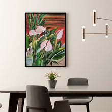 Load image into Gallery viewer, Anthuriums | Handmade Floral Painting
