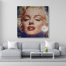 Load image into Gallery viewer, The Blonde Bombshell | Handmade Rubik Cube Art