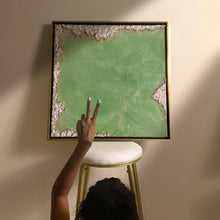 Load image into Gallery viewer, Green Ocean | Handmade Resin Art