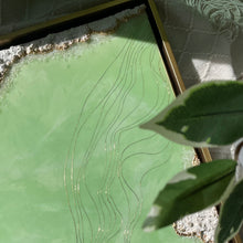 Load image into Gallery viewer, Green Ocean | Handmade Resin Art