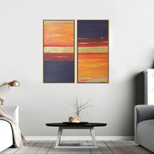 Load image into Gallery viewer, Dusk2Dawn | Handmade Canvas Paintings | Set of 2
