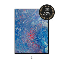 Load image into Gallery viewer, Swirl Series | Handmade Canvas Paintings | Set of 4