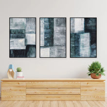 Load image into Gallery viewer, Miss | Handmade Canvas Painting | Set of 3 paintings