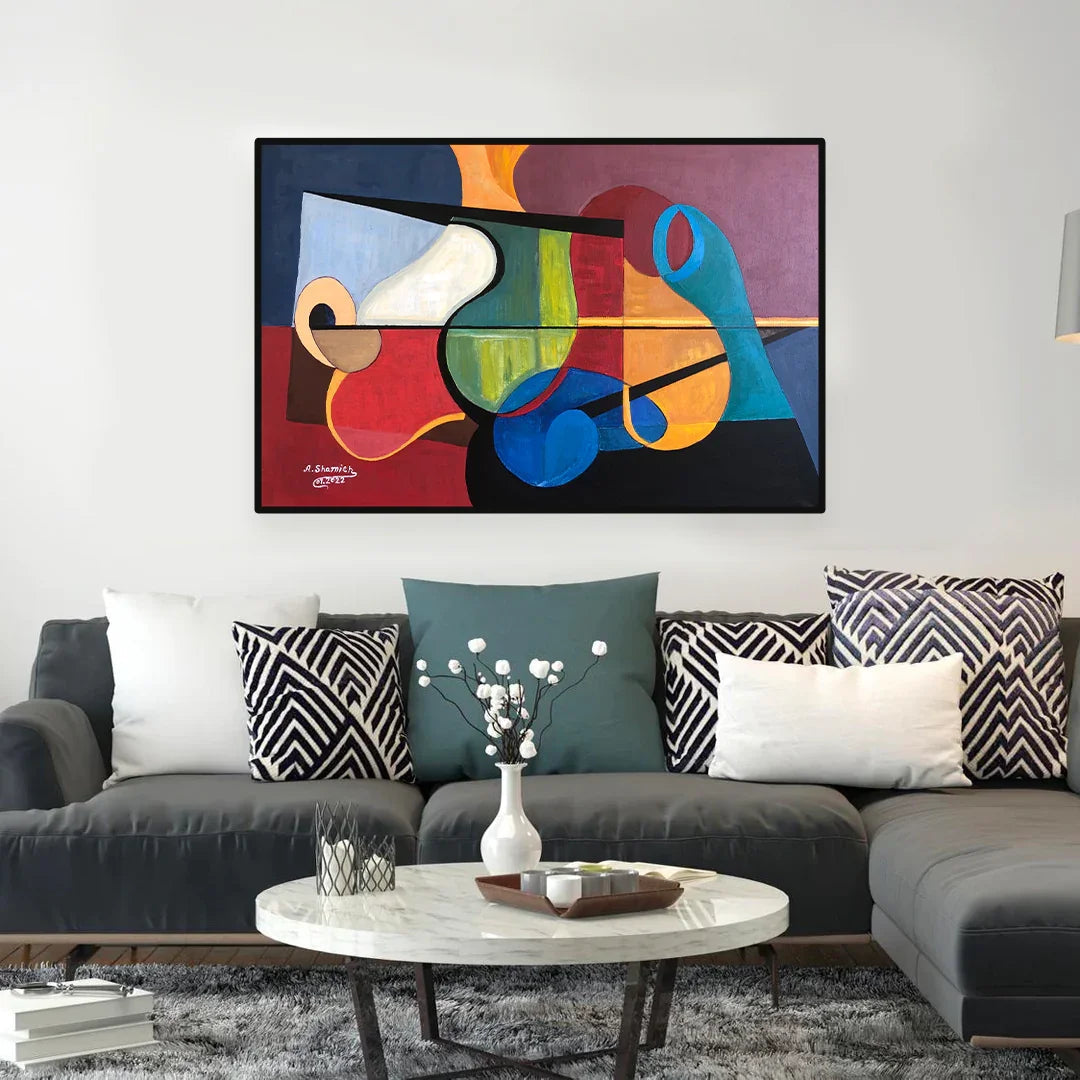 Emotional abstract art Dubai – canvas painting that expresses deep emotion