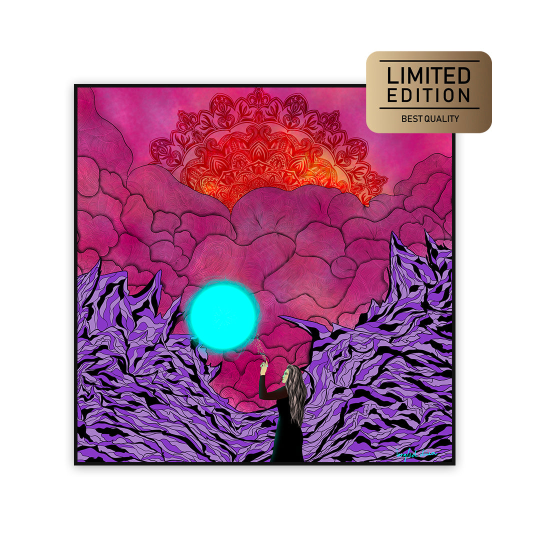 Melissa | Digital Art | Framed Canvas Print