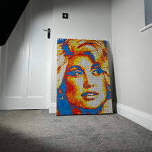 Load image into Gallery viewer, Super Dolly Parton | Handmade Rubik Cube Art
