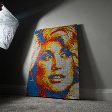 Load image into Gallery viewer, Super Dolly Parton | Handmade Rubik Cube Art
