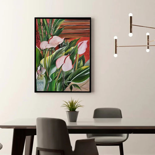 Anthuriums emotional abstract at for modern home 
