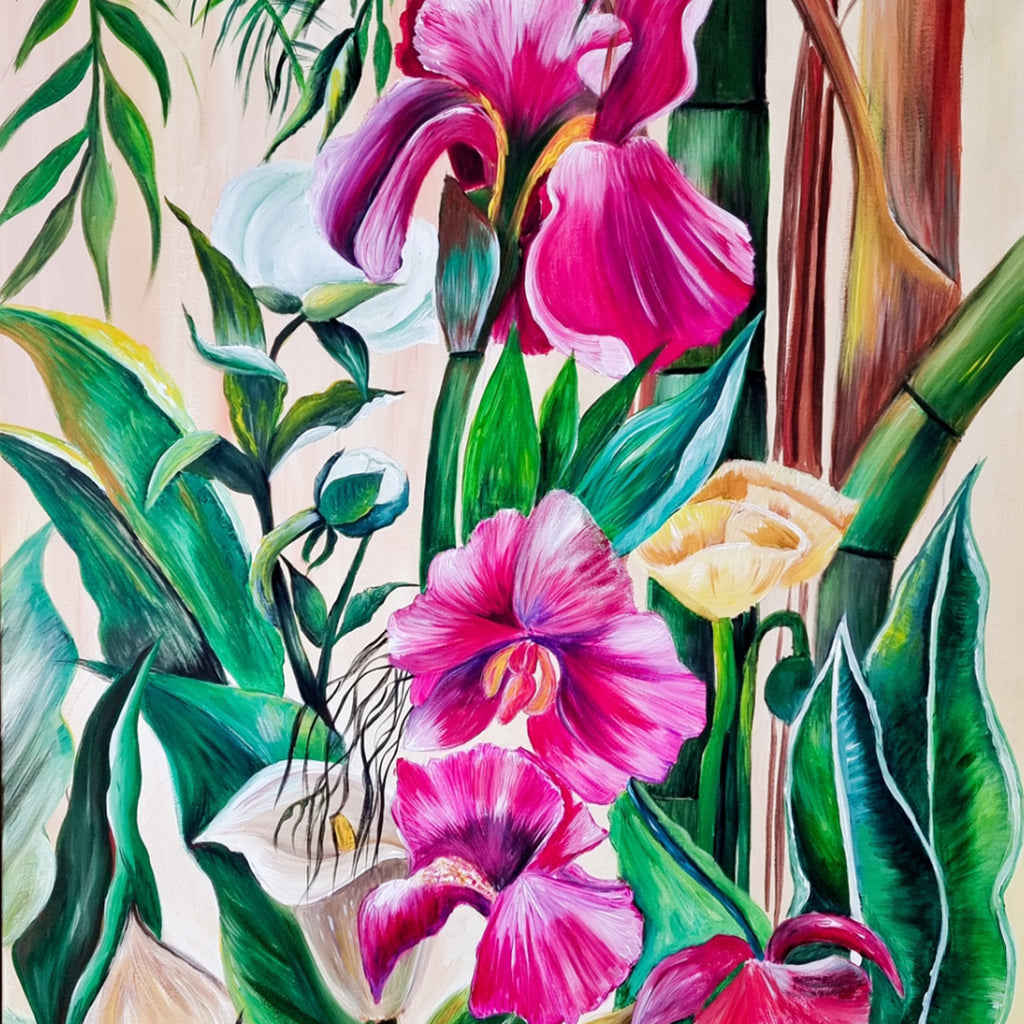 Al Sawsan | Handmade Floral Painting