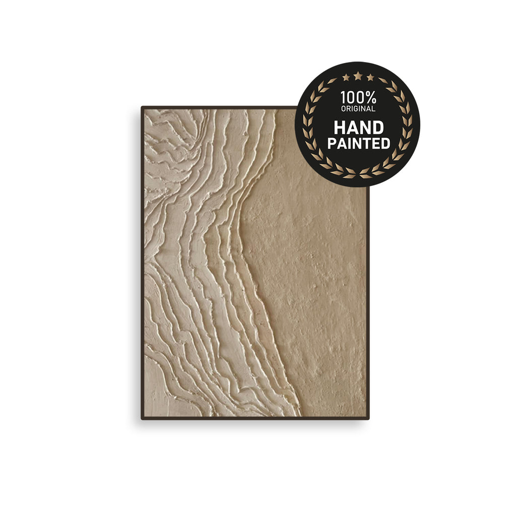 The Road | Luxury Desert Minimalist Plaster Painting Dubai