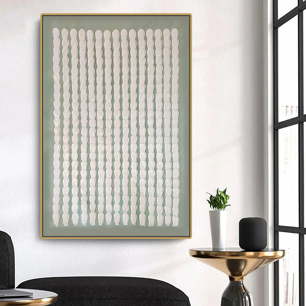 Quiet Alignment | 3D Textured | Handmade Painting