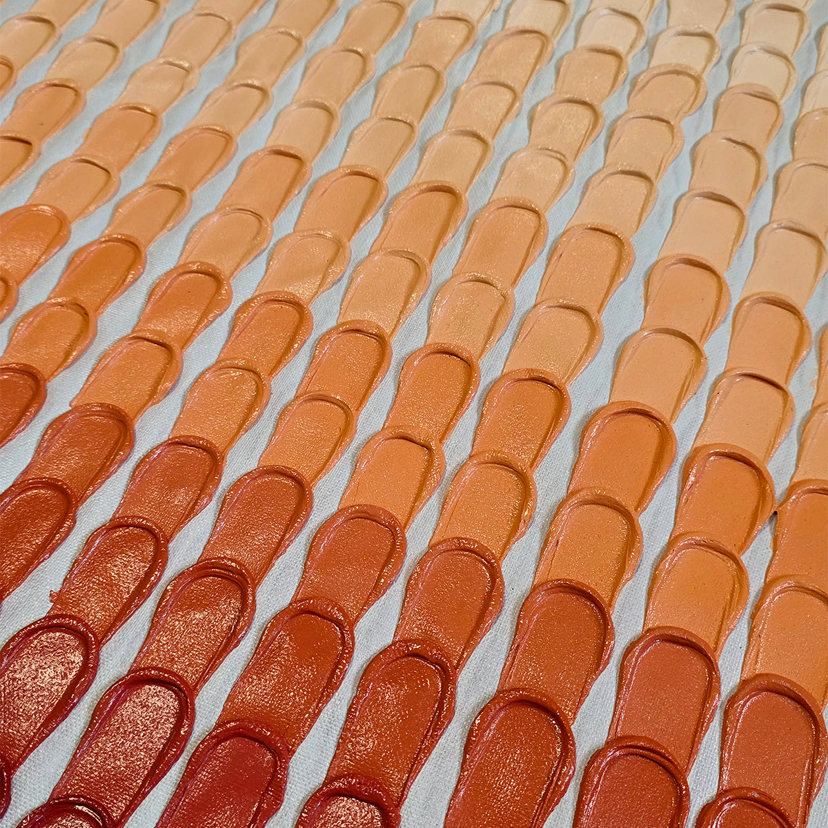 Rising Warmth | 3D Textured | Handmade Painting