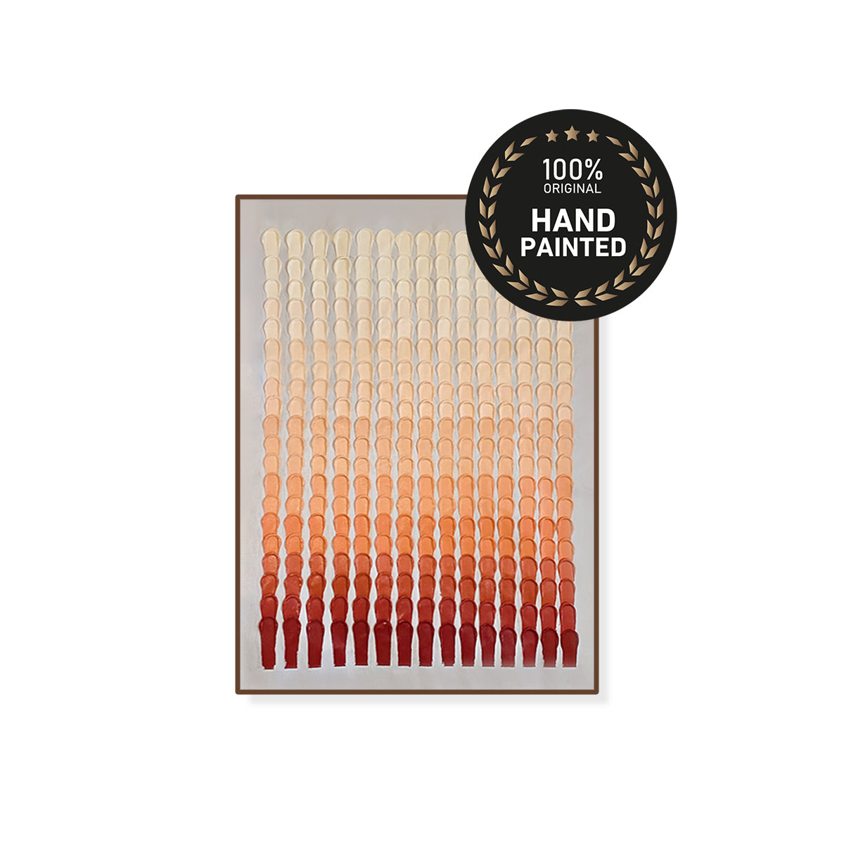 Rising Warmth | 3D Textured | Handmade Painting