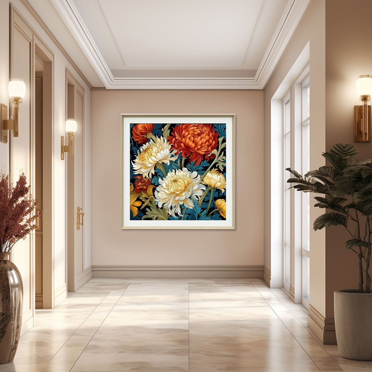 Floral Reprise | Handmade Floral Painting