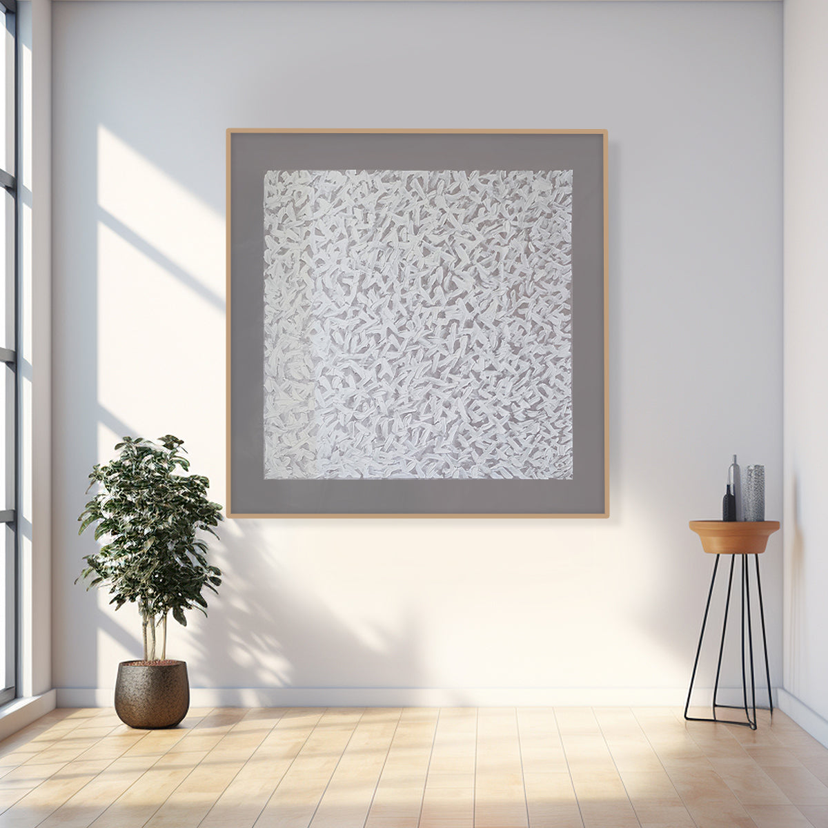 Éclats Blancs | Handmade Painting