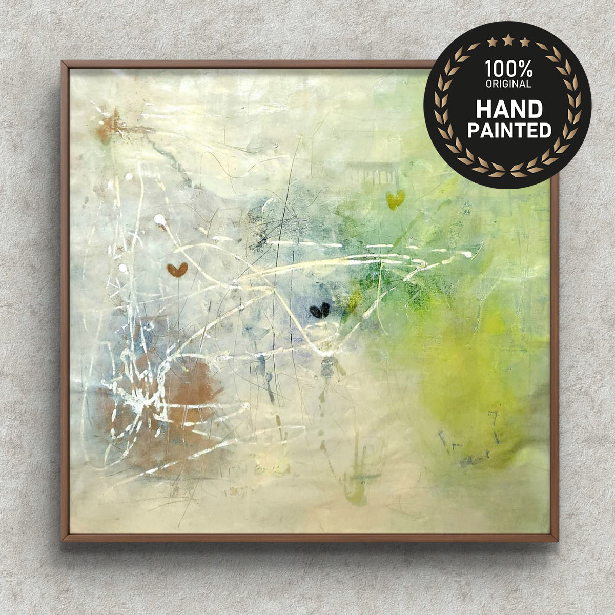 Whispers in the Garden | Handmade Painting