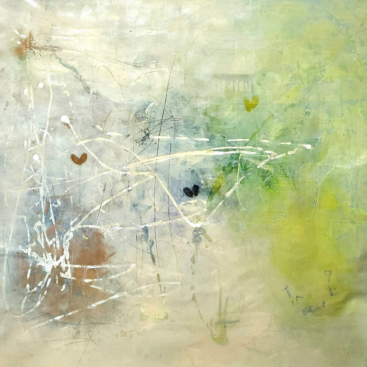 Whispers in the Garden | Handmade Painting