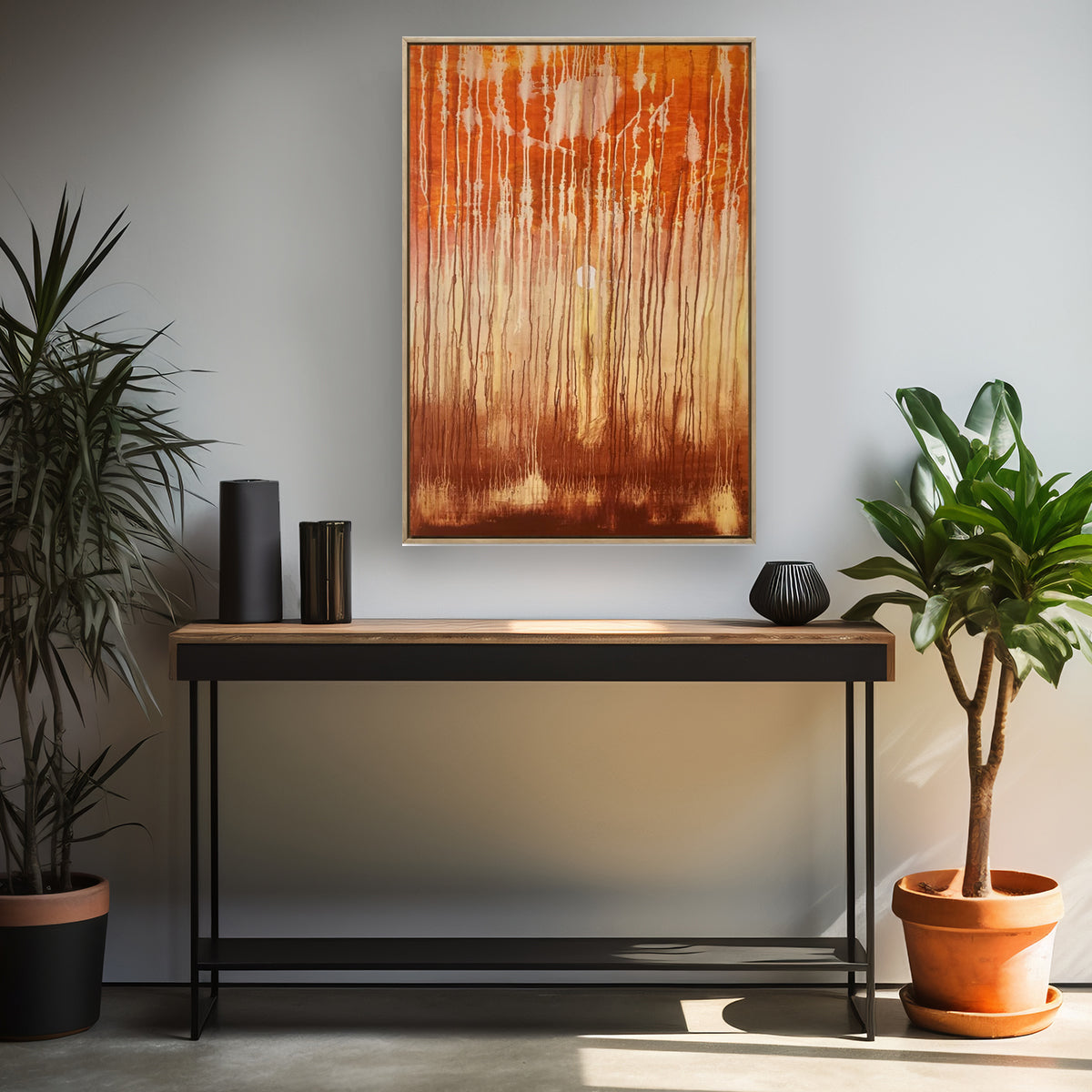 Ember Rain | Handmade Painting