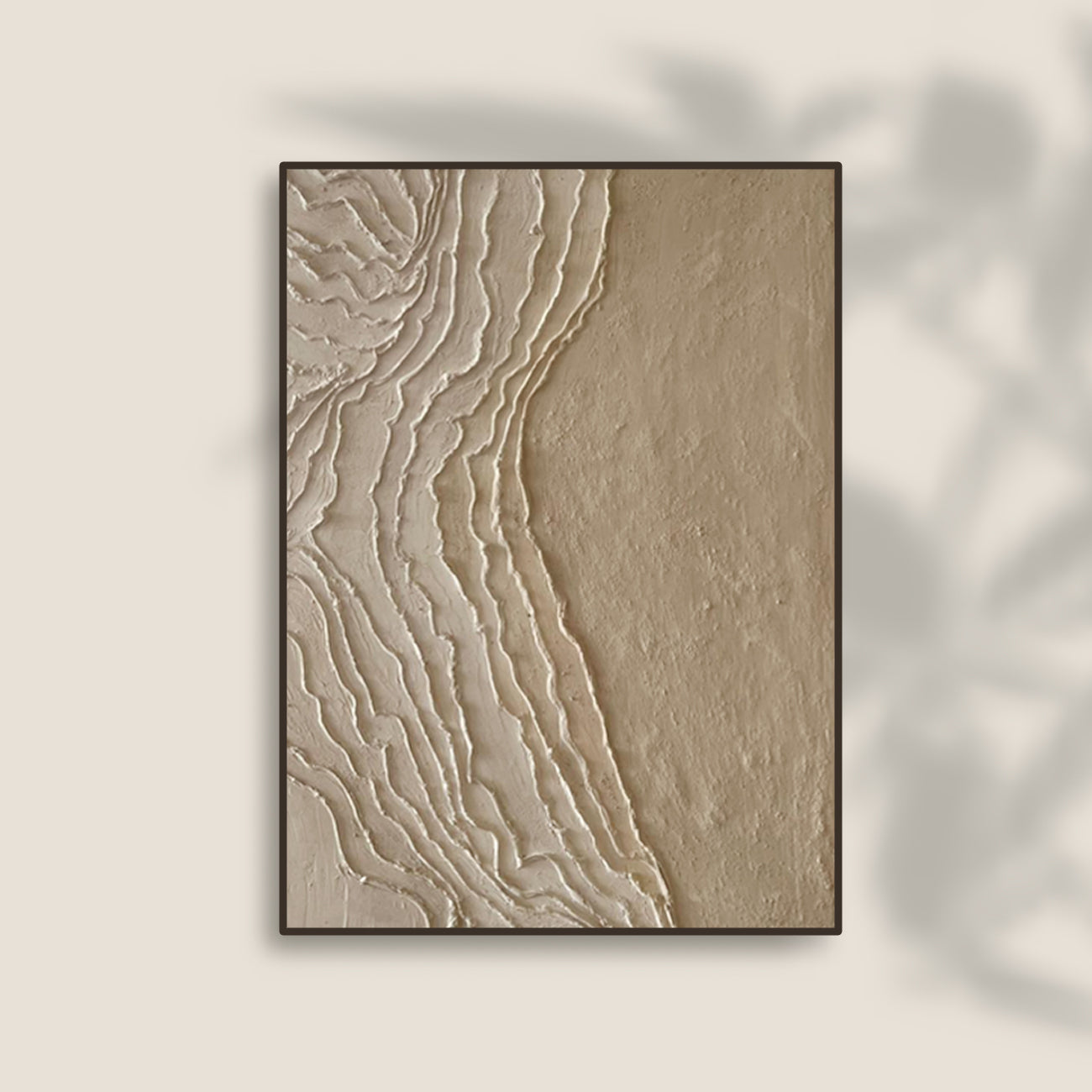 The Road | Luxury Desert Minimalist Plaster Painting Dubai