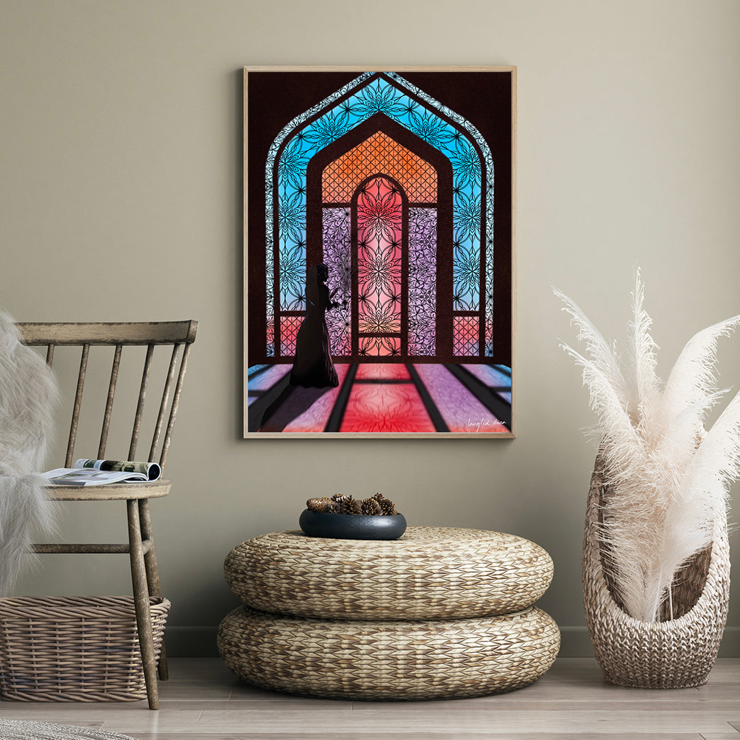 Inside the walls | Digital Art | Framed Canvas Print