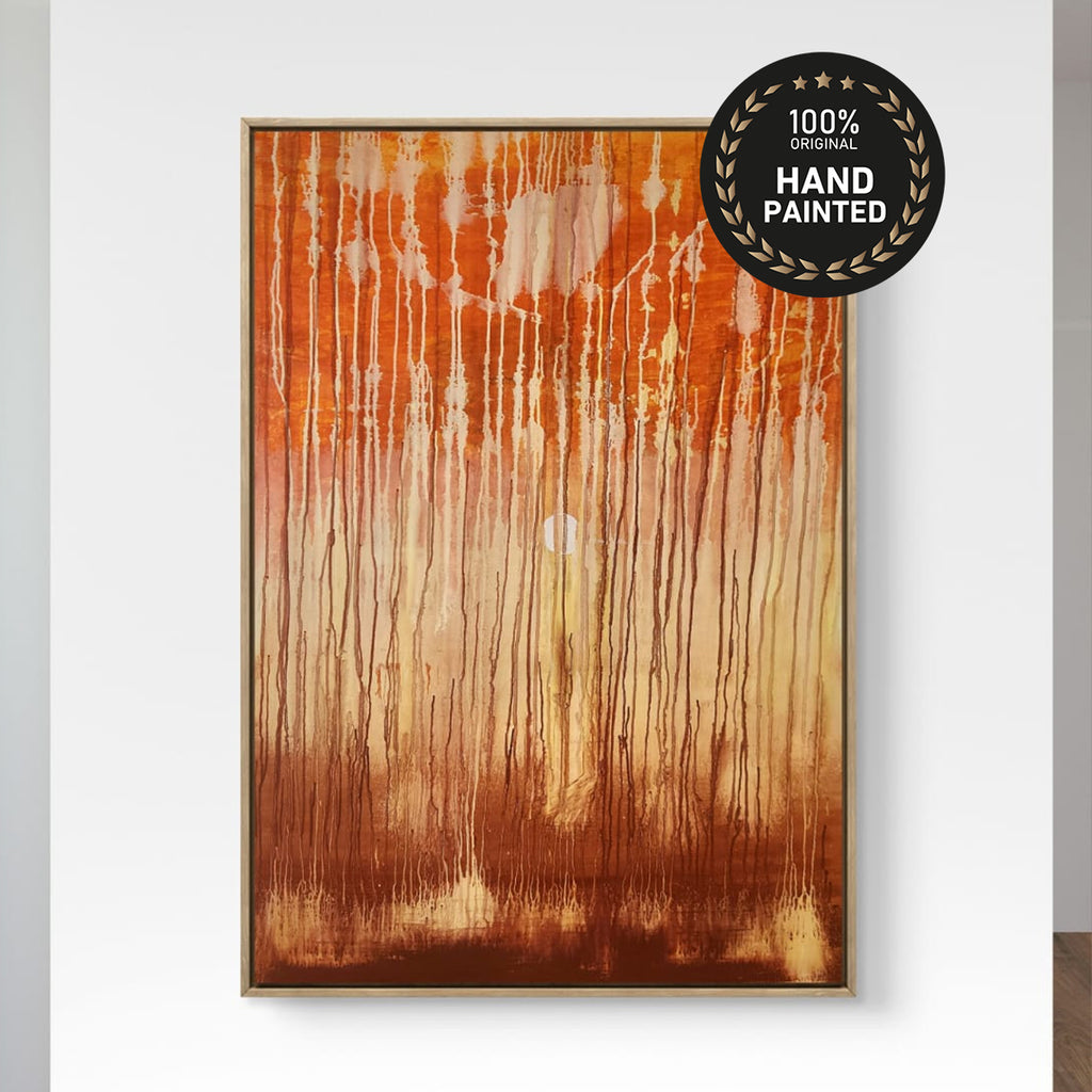 Ember Rain | Handmade Painting