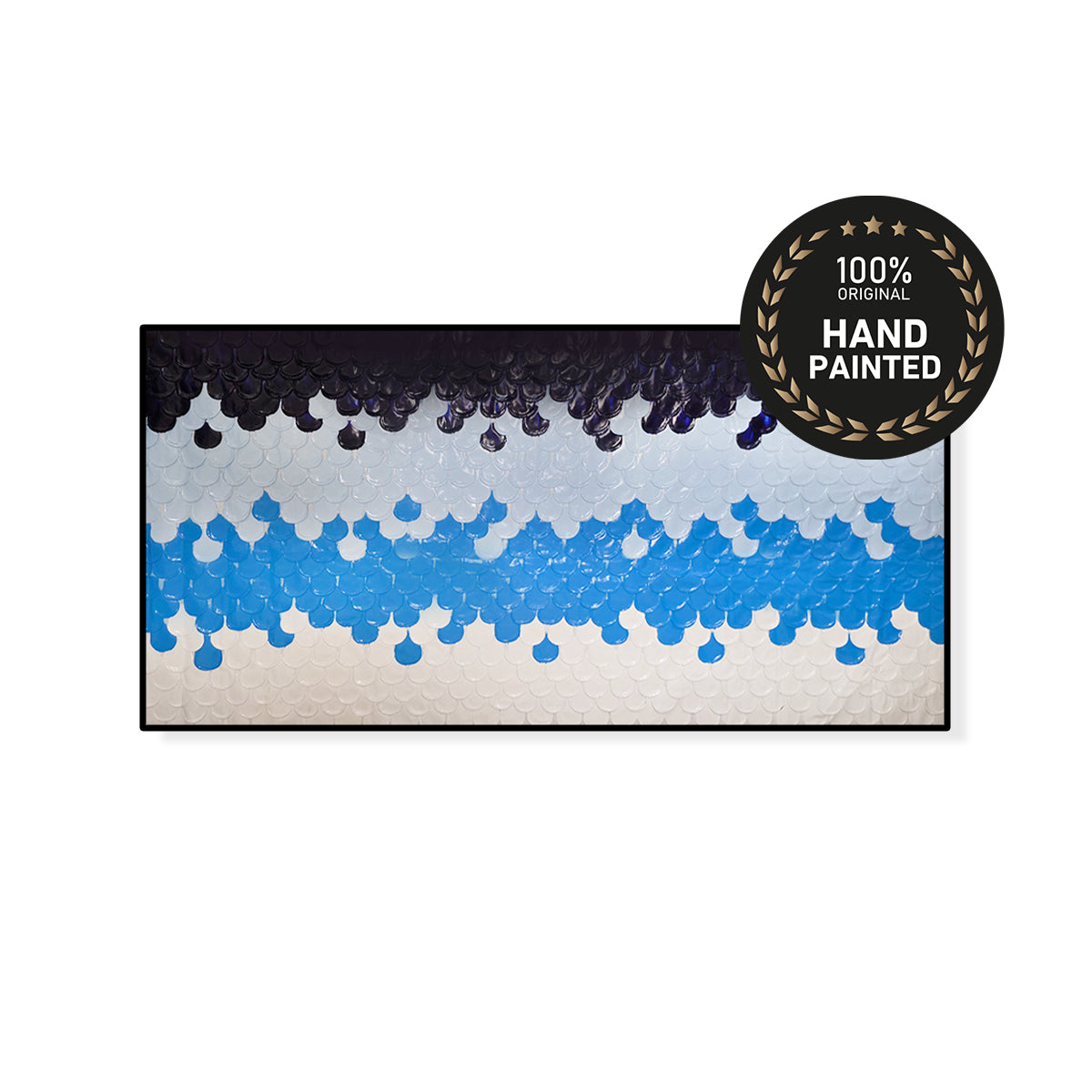 Cerulean | 3D Textured | Handmade Painting