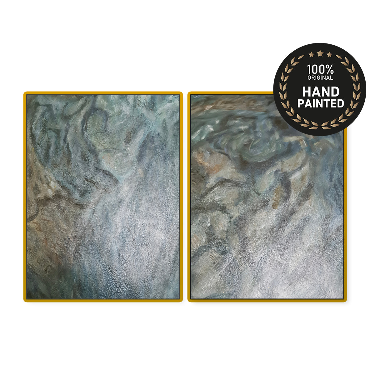 Washed Out | Handmade Paintings | Set of 2