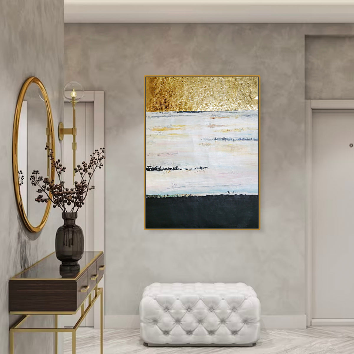 The Valleys of Life | Handmade Painting