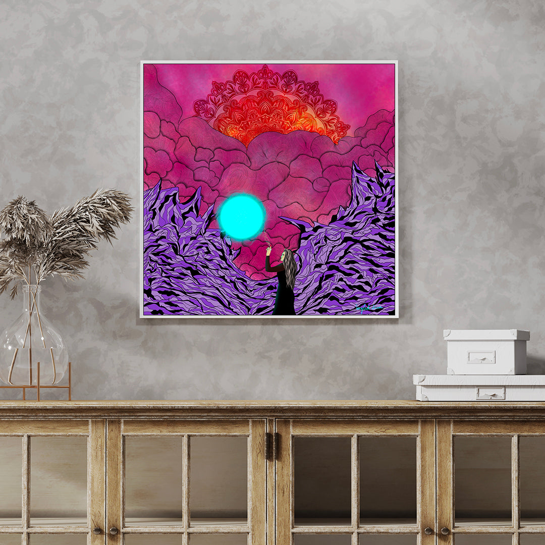 Melissa | Digital Art | Framed Canvas Print