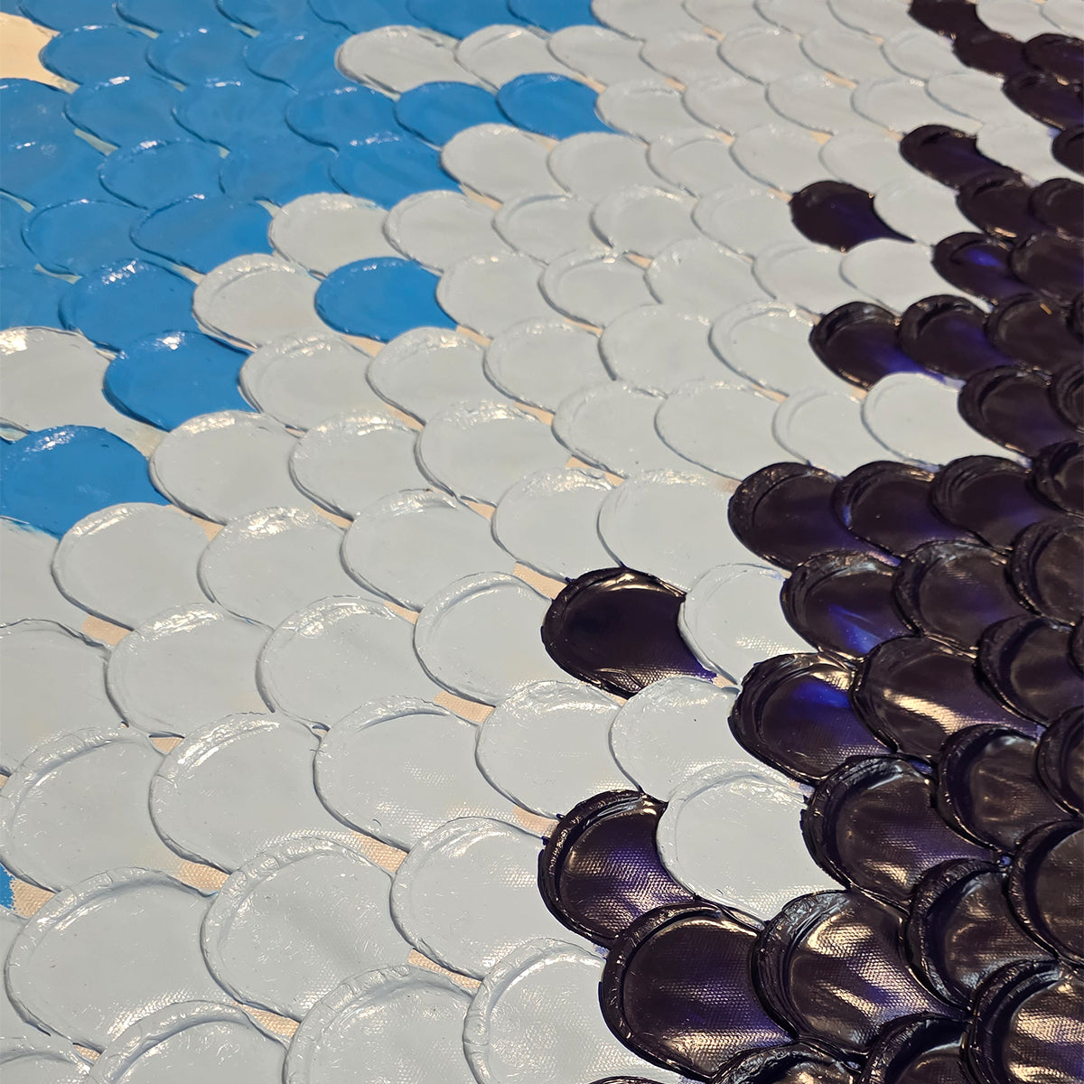 Cerulean | 3D Textured | Handmade Painting