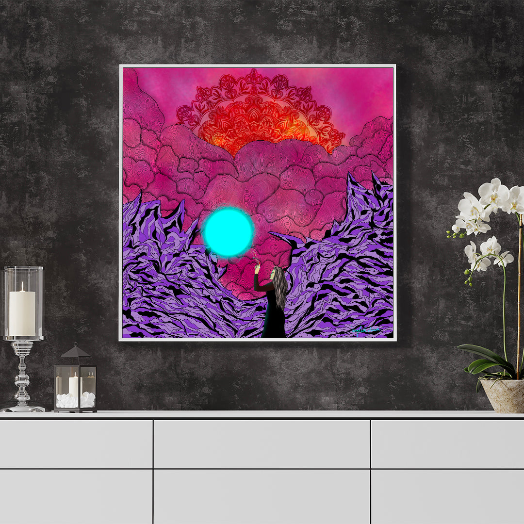 Melissa | Digital Art | Framed Canvas Print