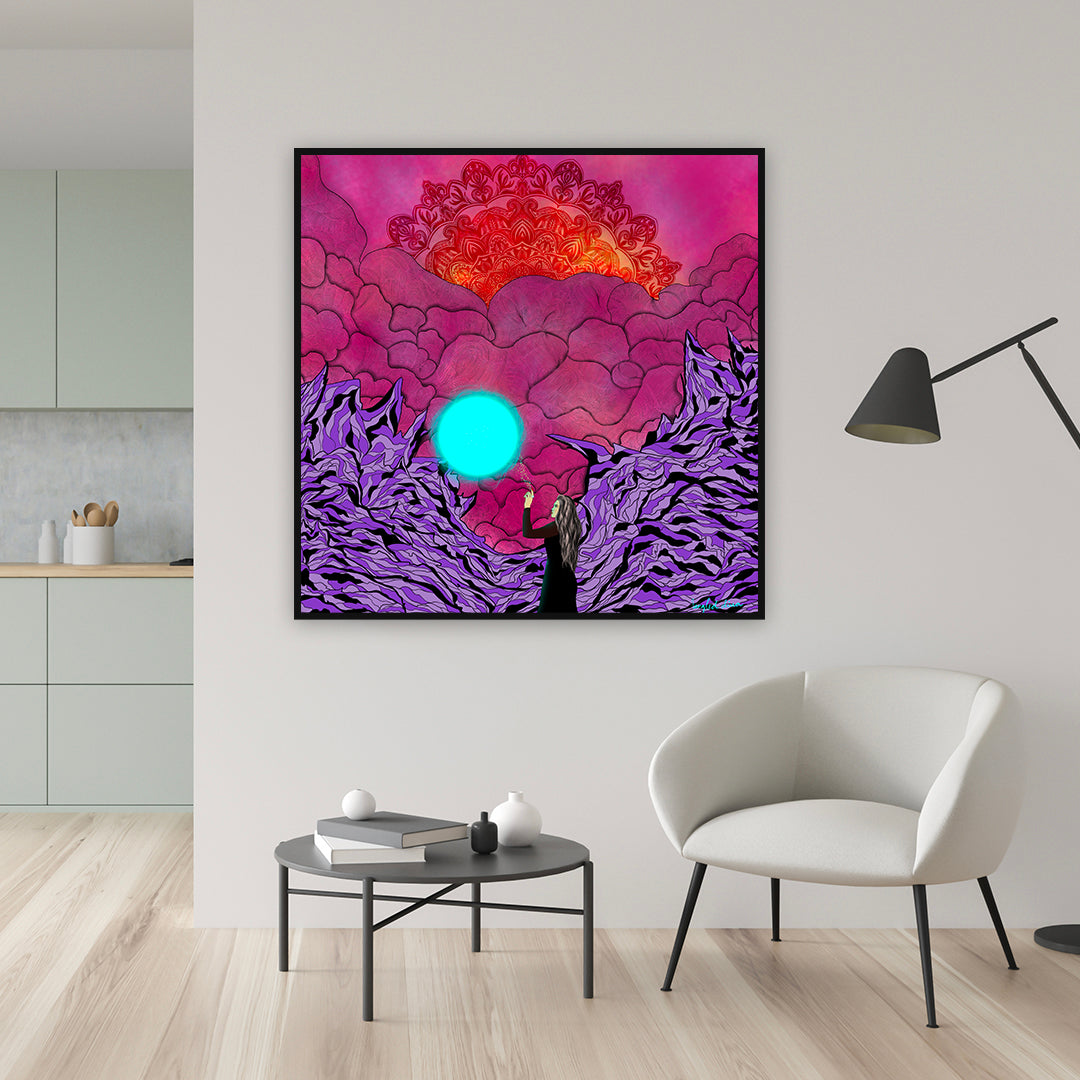 Melissa | Digital Art | Framed Canvas Print