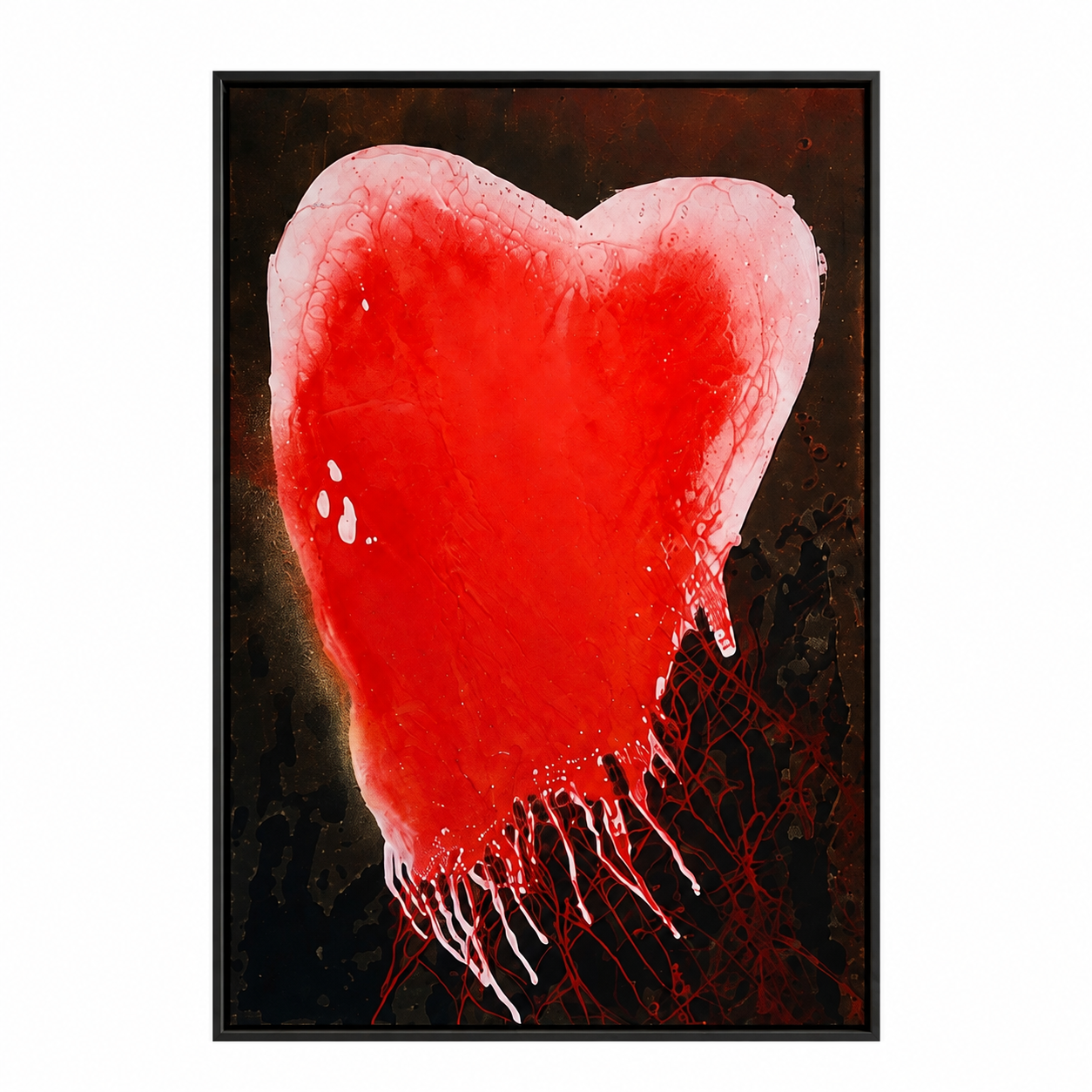 Weeping Red | Handmade Abstract Painting