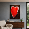 Weeping Red | Handmade Abstract Painting