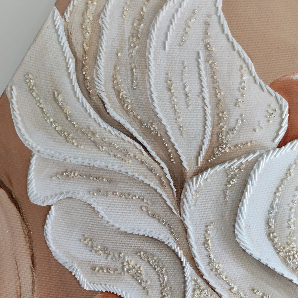 Floral Muse | Original Embroidered Floral Painting