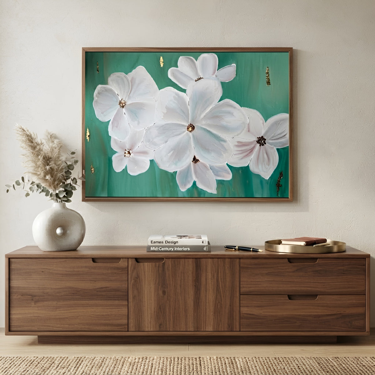 Garden Calm - Handmade Abstract Painting