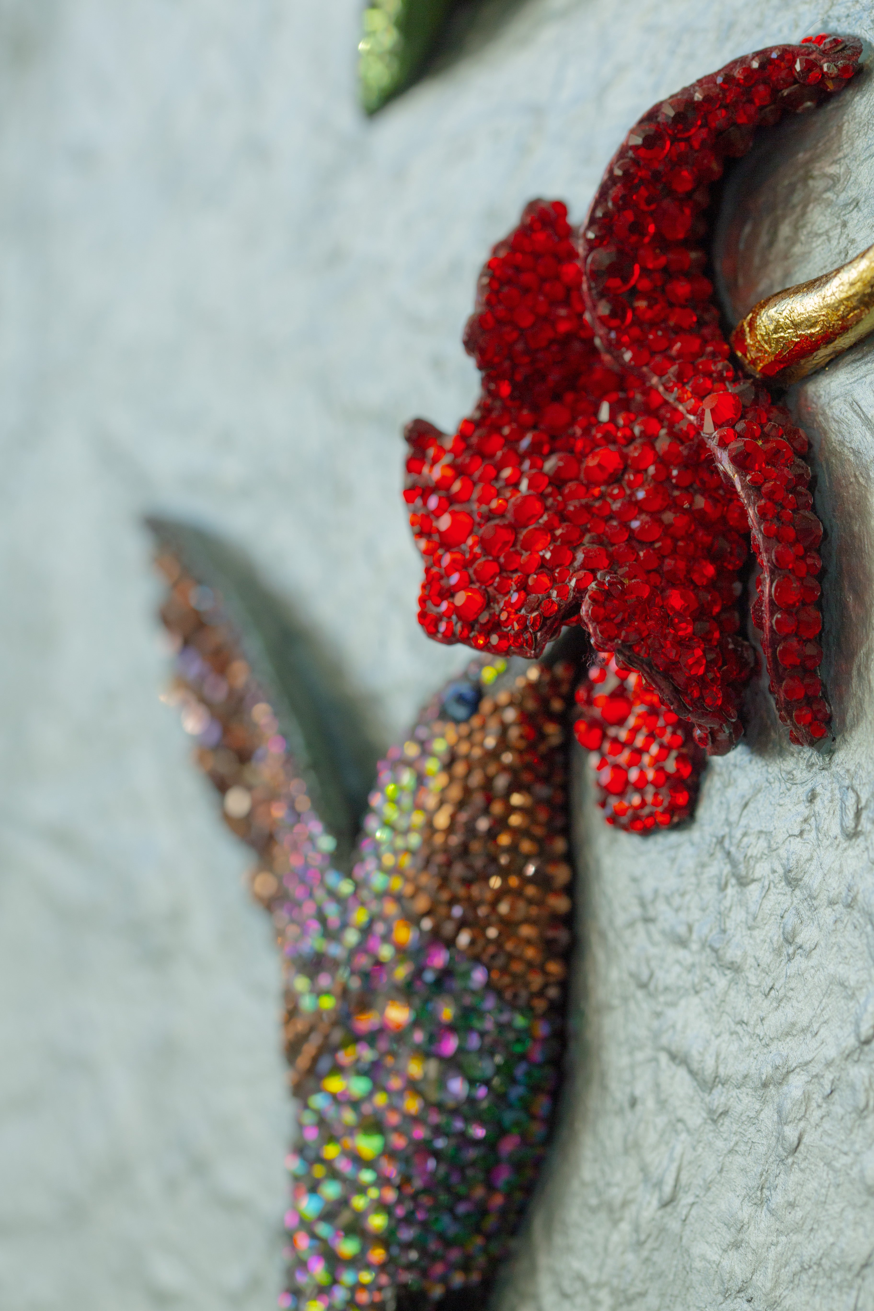 Hummingbird | Handmade 3D Art | Jewelry painting