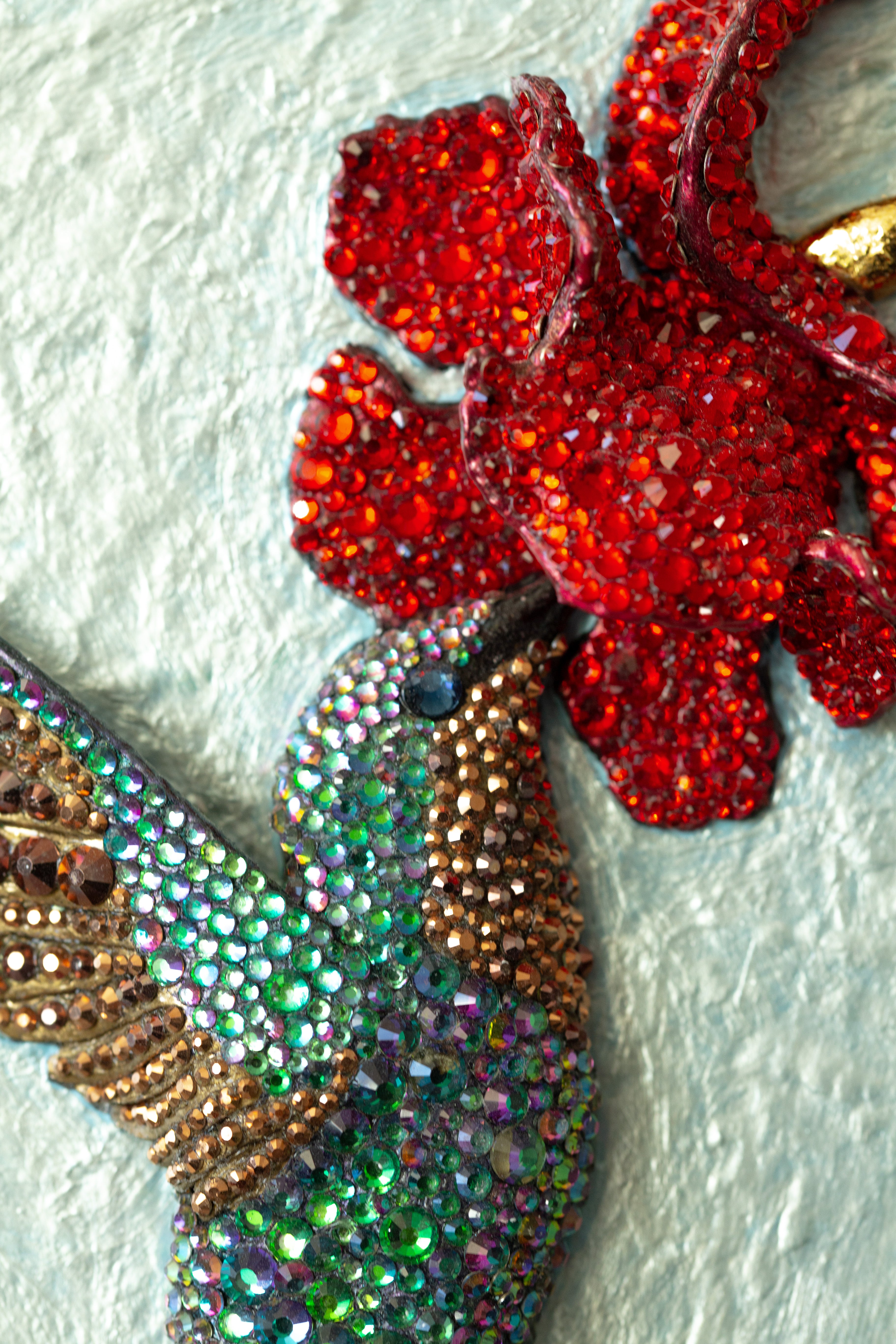 Hummingbird | Handmade 3D Art | Jewelry painting