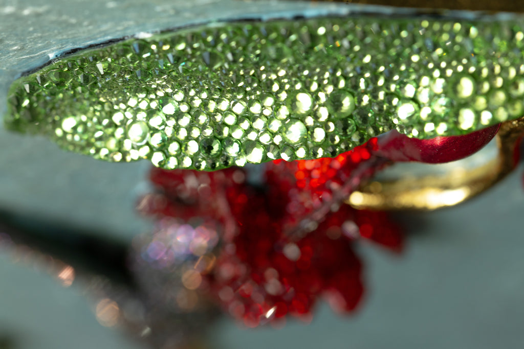 Hummingbird | Handmade 3D Art | Jewelry painting