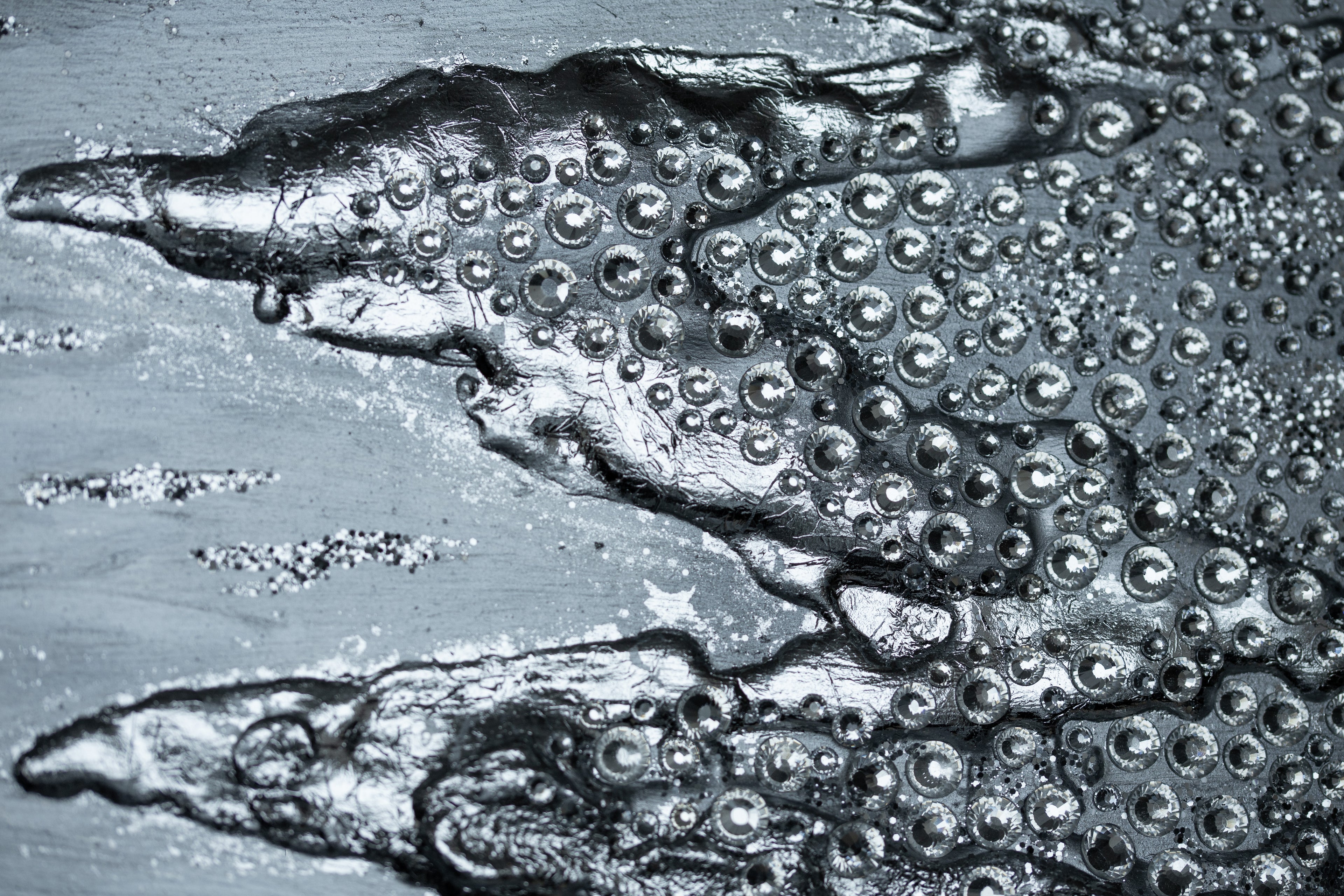 Sunlit moment | Handmade 3D Art | Jewelry painting