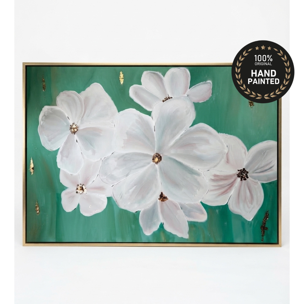 Garden Calm - Handmade Abstract Painting