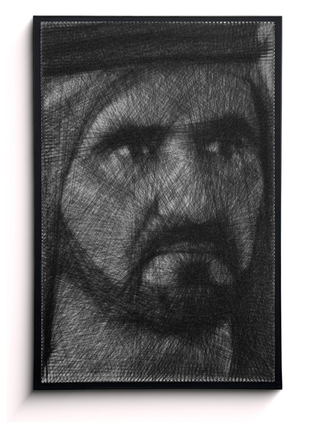 Custom Thread Portrait | Handmade Nail & Thread Wall Art from Your Photo