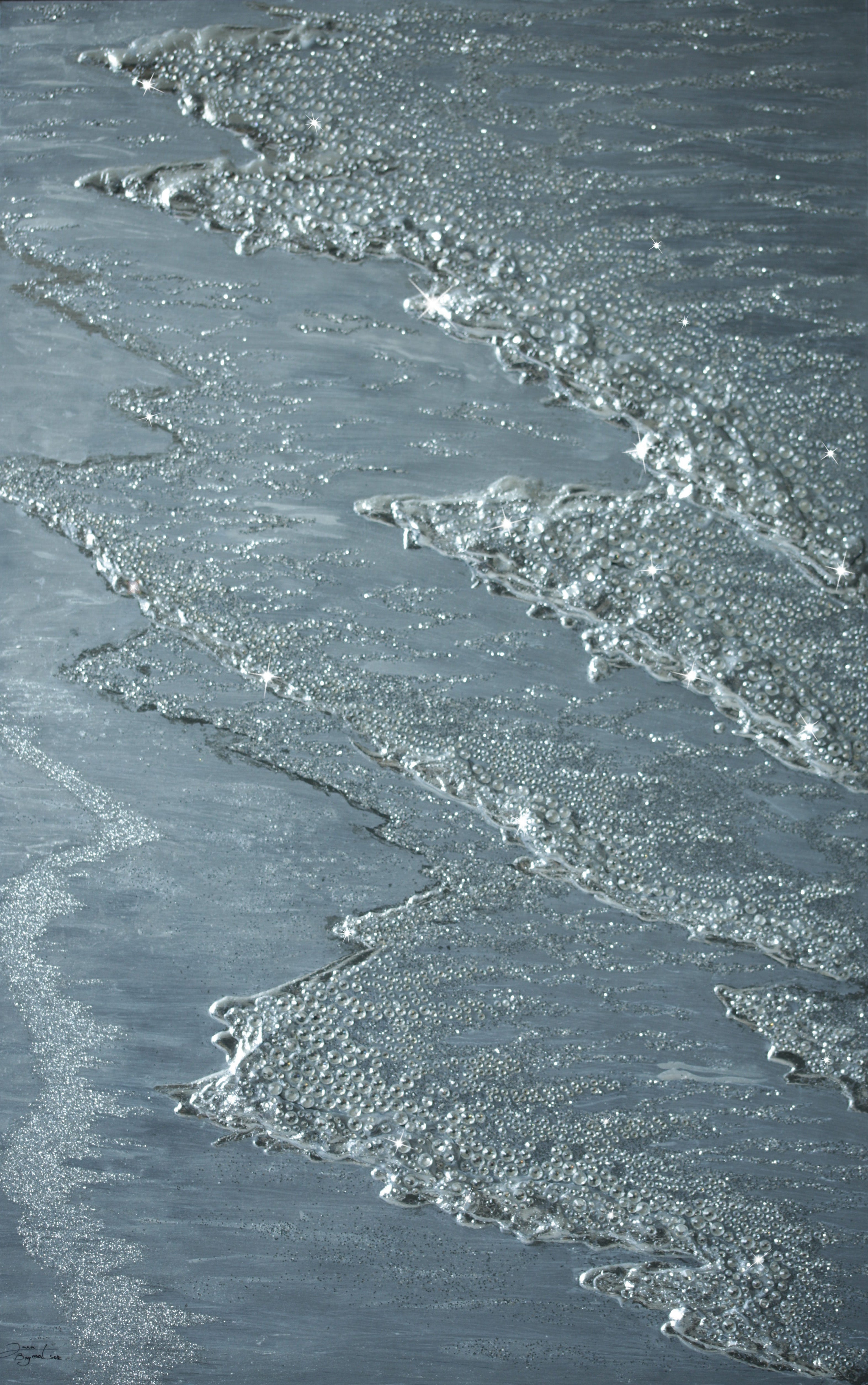 Sunlit moment | Handmade 3D Art | Jewelry painting