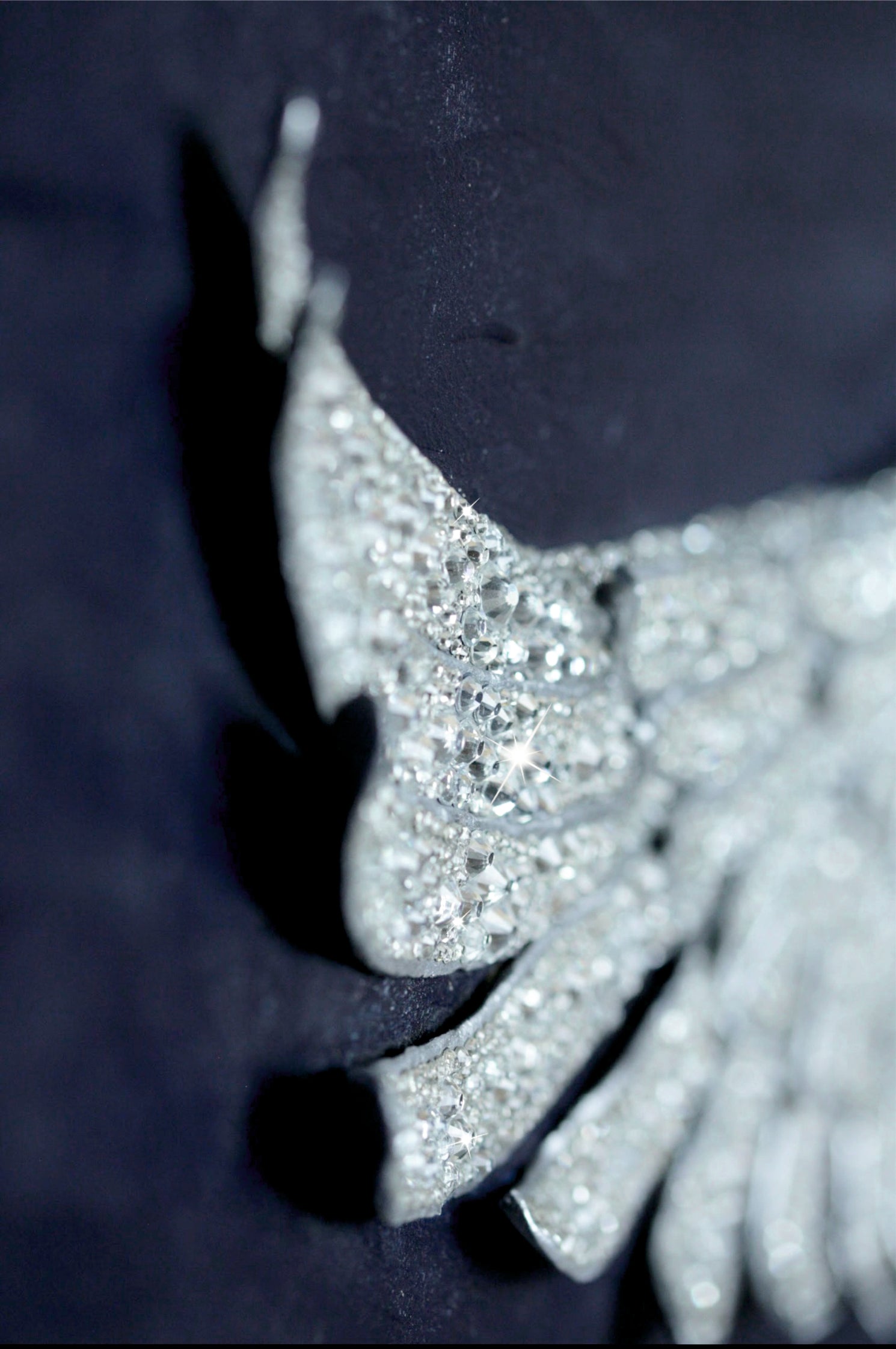 Swan | Handmade 3D Art | Jewelry painting