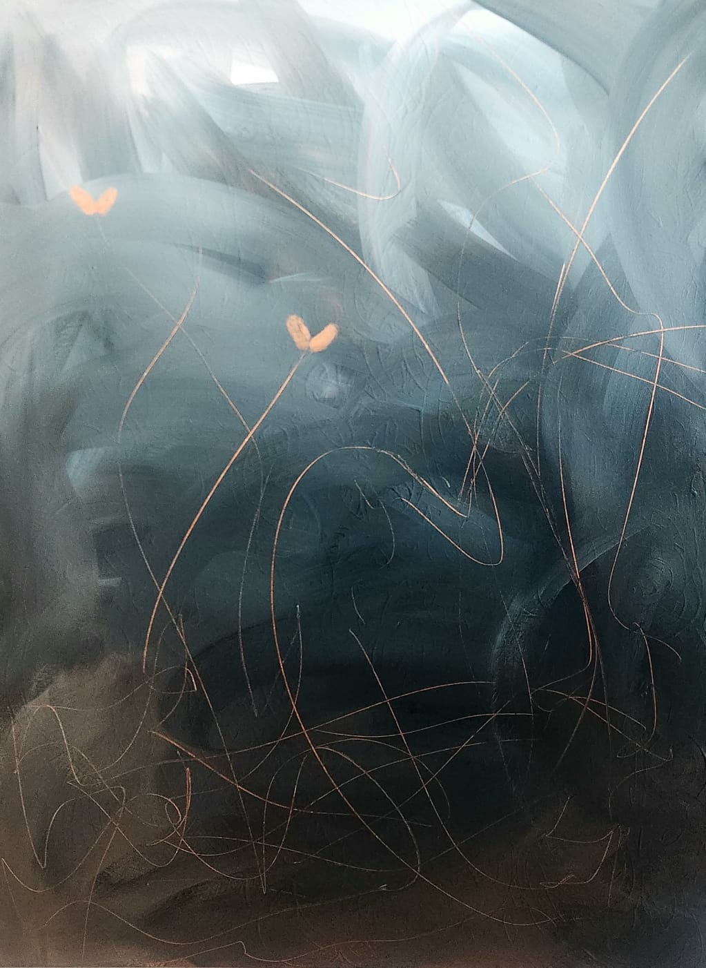 Tendrils of the Deep | Handmade Painting