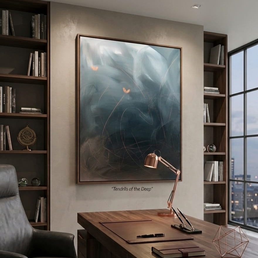 Tendrils of the Deep | Handmade Painting