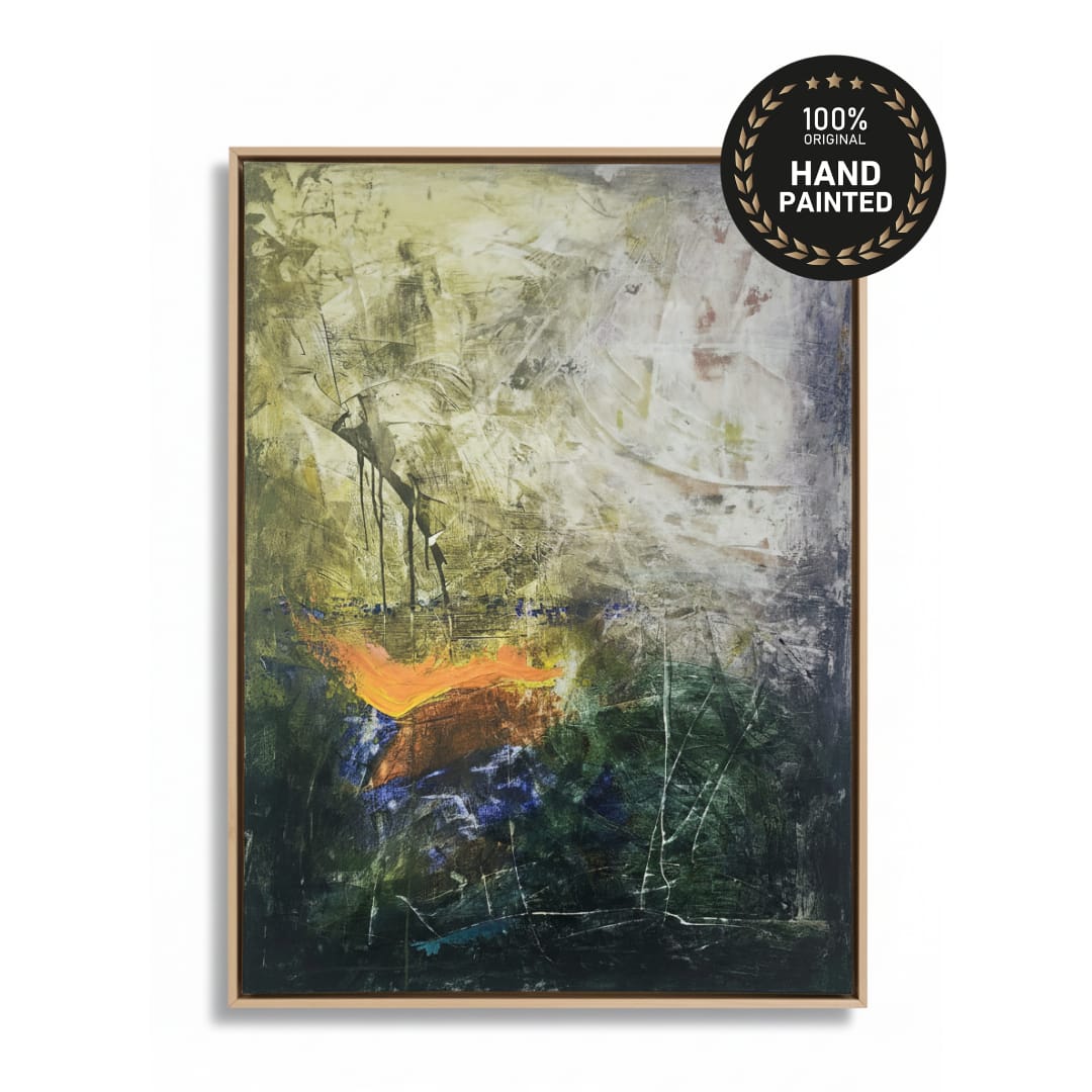 Contemporary minimalist abstract canvas artwork, premium textured wall painting for modern apartment, office and villa interiors in Dubai and Abu Dhabi UAE