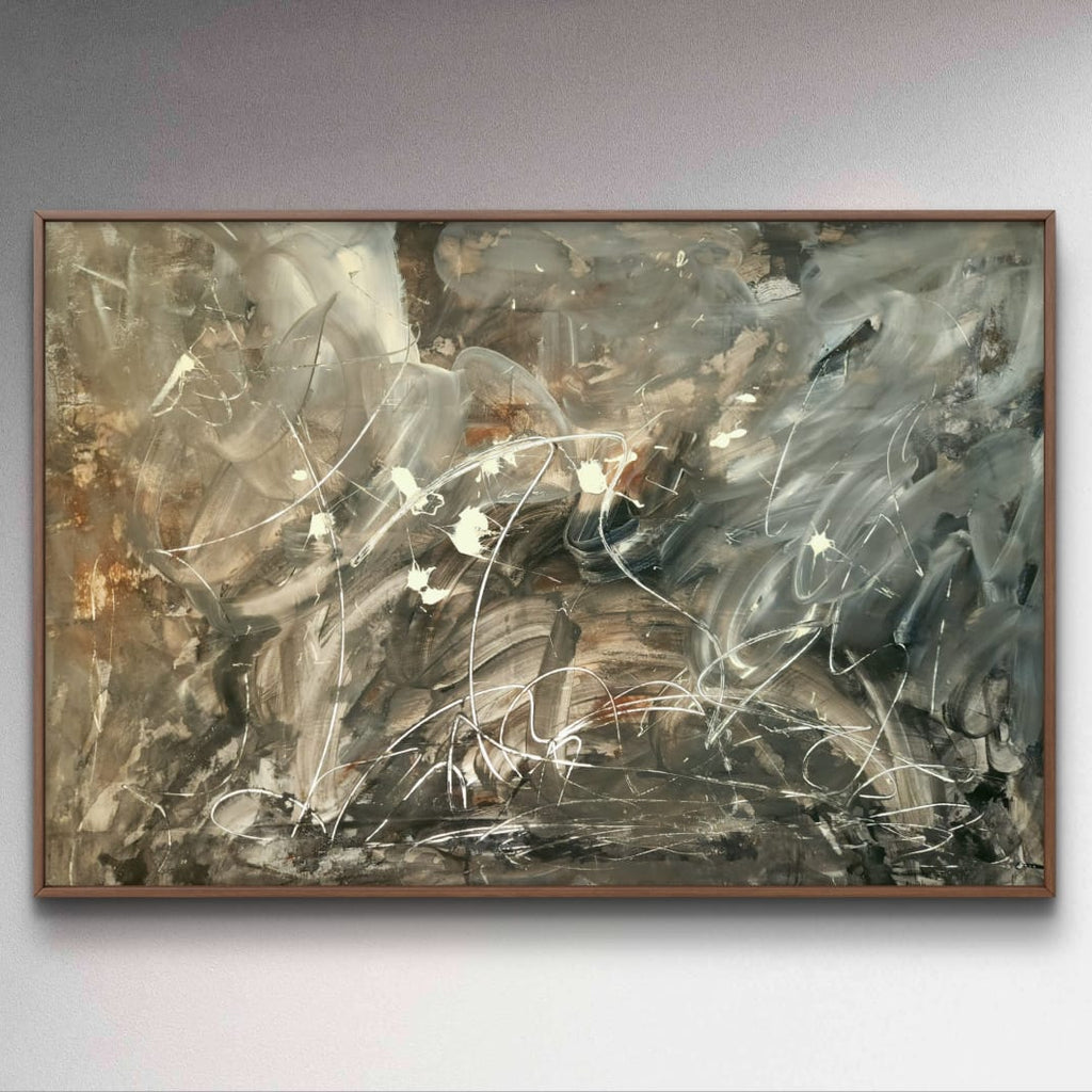 Silent Resonance | Handmade Abstract Painting