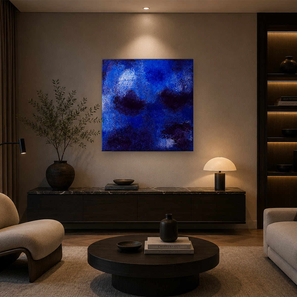 Midnight Reverie | Handmade Abstract Painting