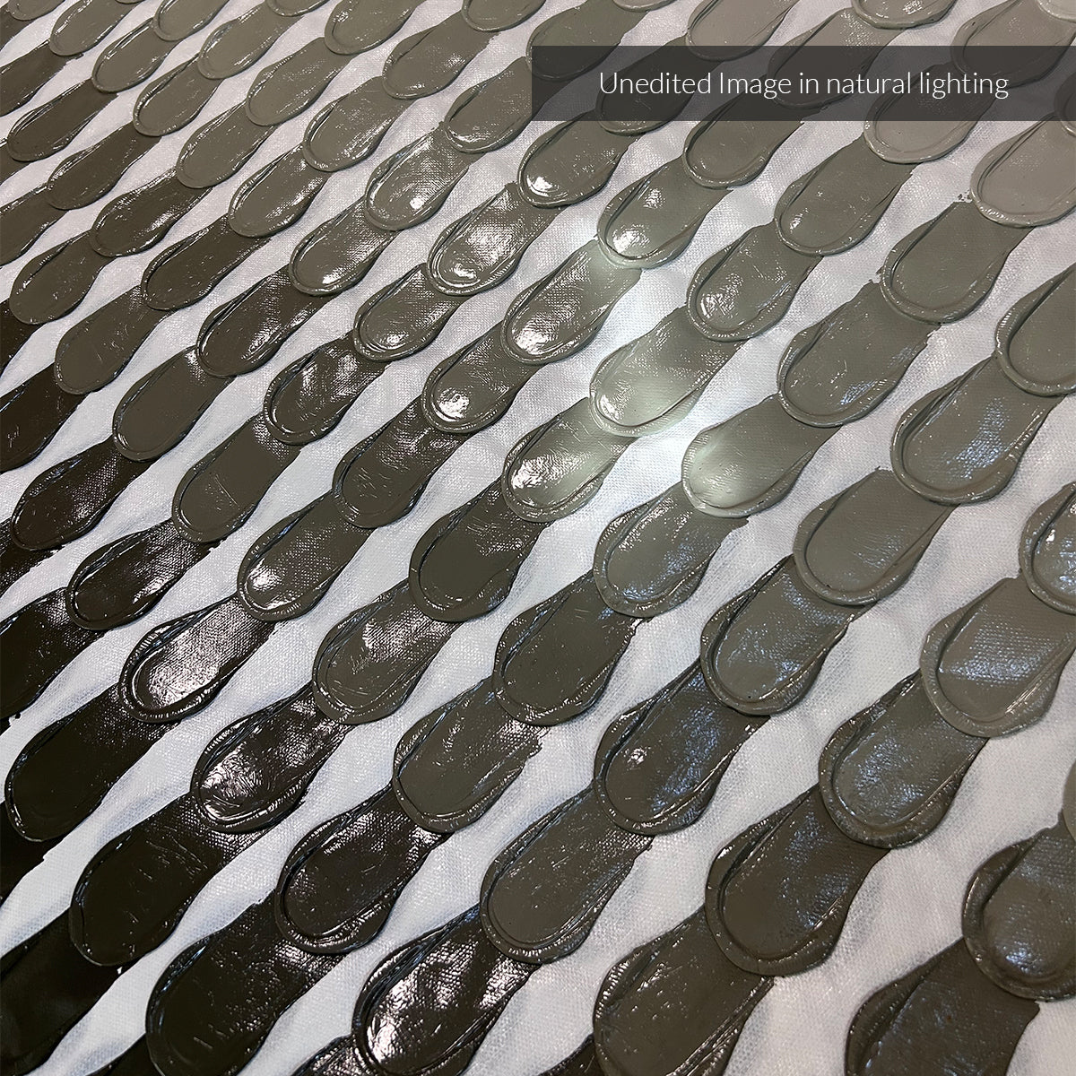 100% original handmade abstract painting by Artecasso — Fading Echoes is a one-of-a-kind 3D textured monochrome piece, not a print, not a transfer, made entirely by hand